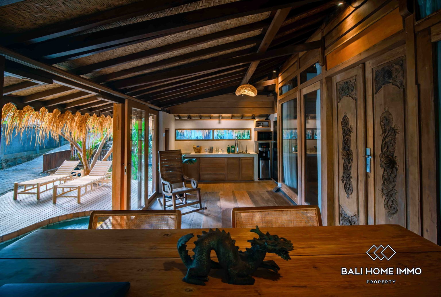 1 Bedroom Joglo Villa For Rent in Kerobokan view 4