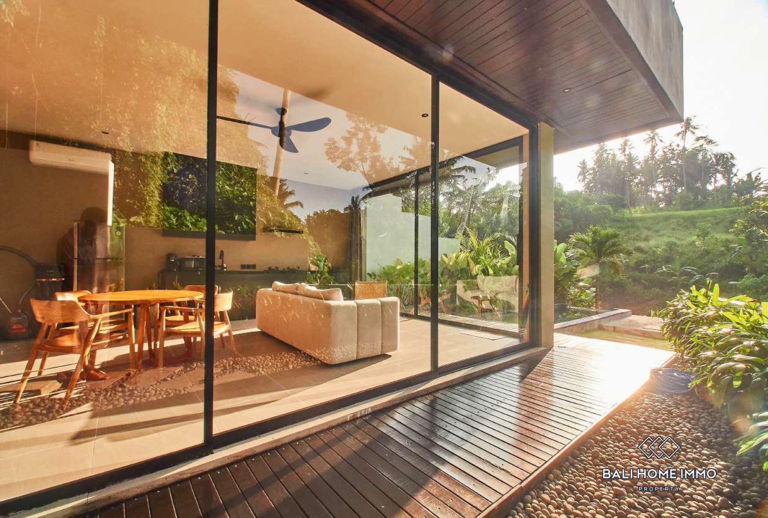1 Bedroom Modern Riverside Villa For Sale and Rent in Ubud Bali view 3