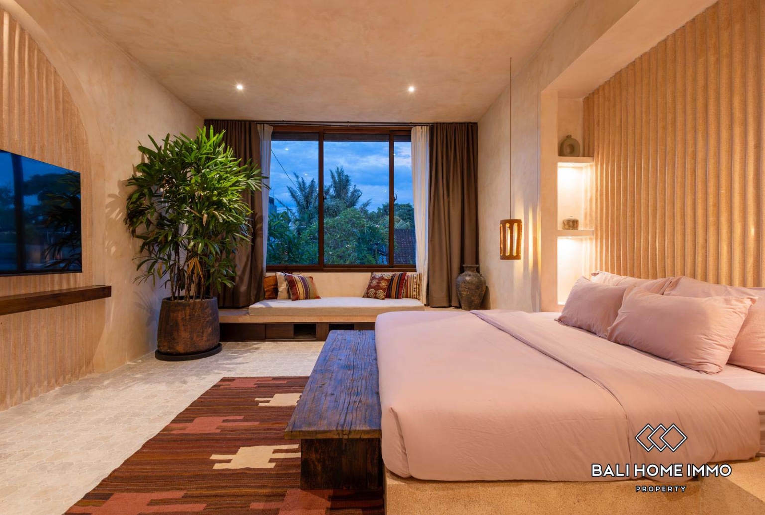 1 Bedroom Morrocan Villa Style For Rent in Pererenan Northside view 12