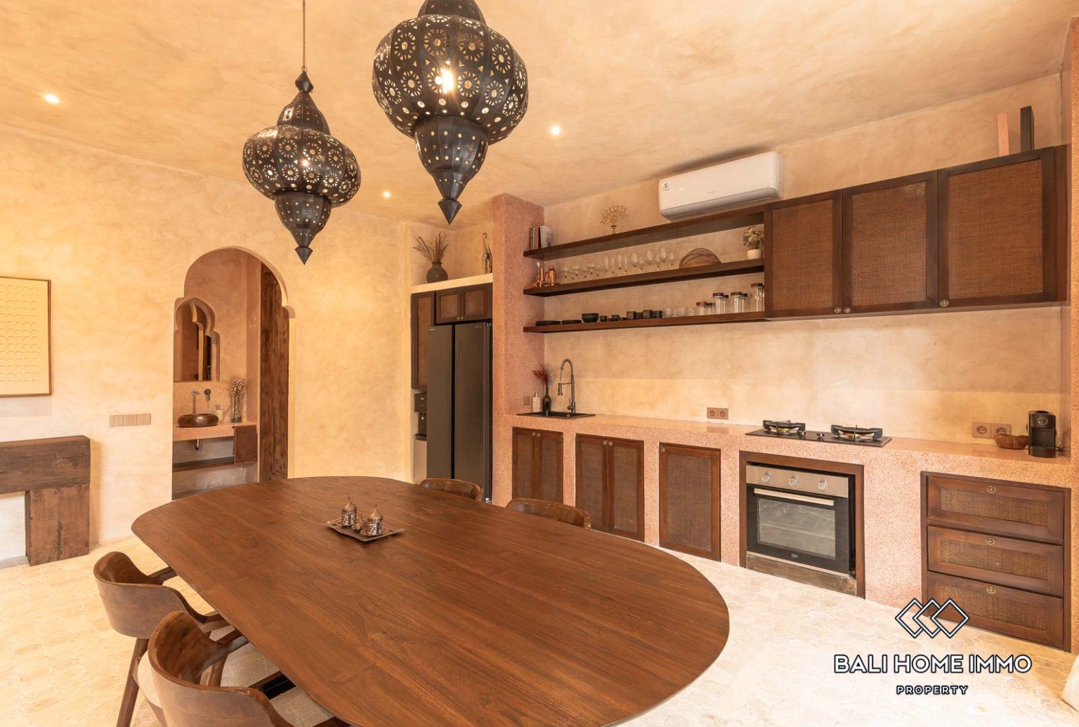 1 Bedroom Morrocan Villa Style For Rent in Pererenan Northside view 6