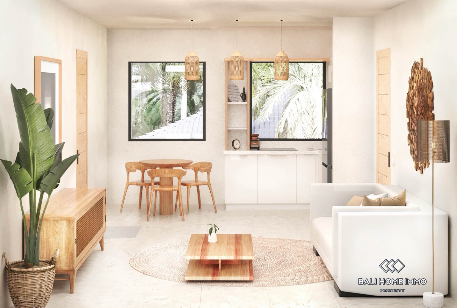 1-Bedroom Off-plan Apartment for Sale in Ubud view 3