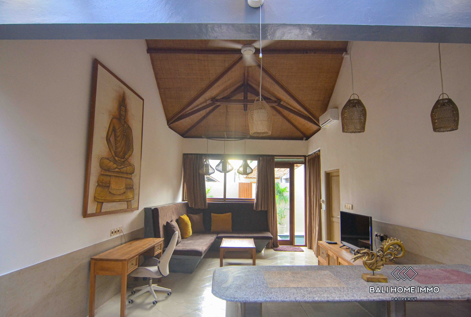 Villa 1 chambre à vendre en bail emphytéotique près de la plage de Double Six view 9
