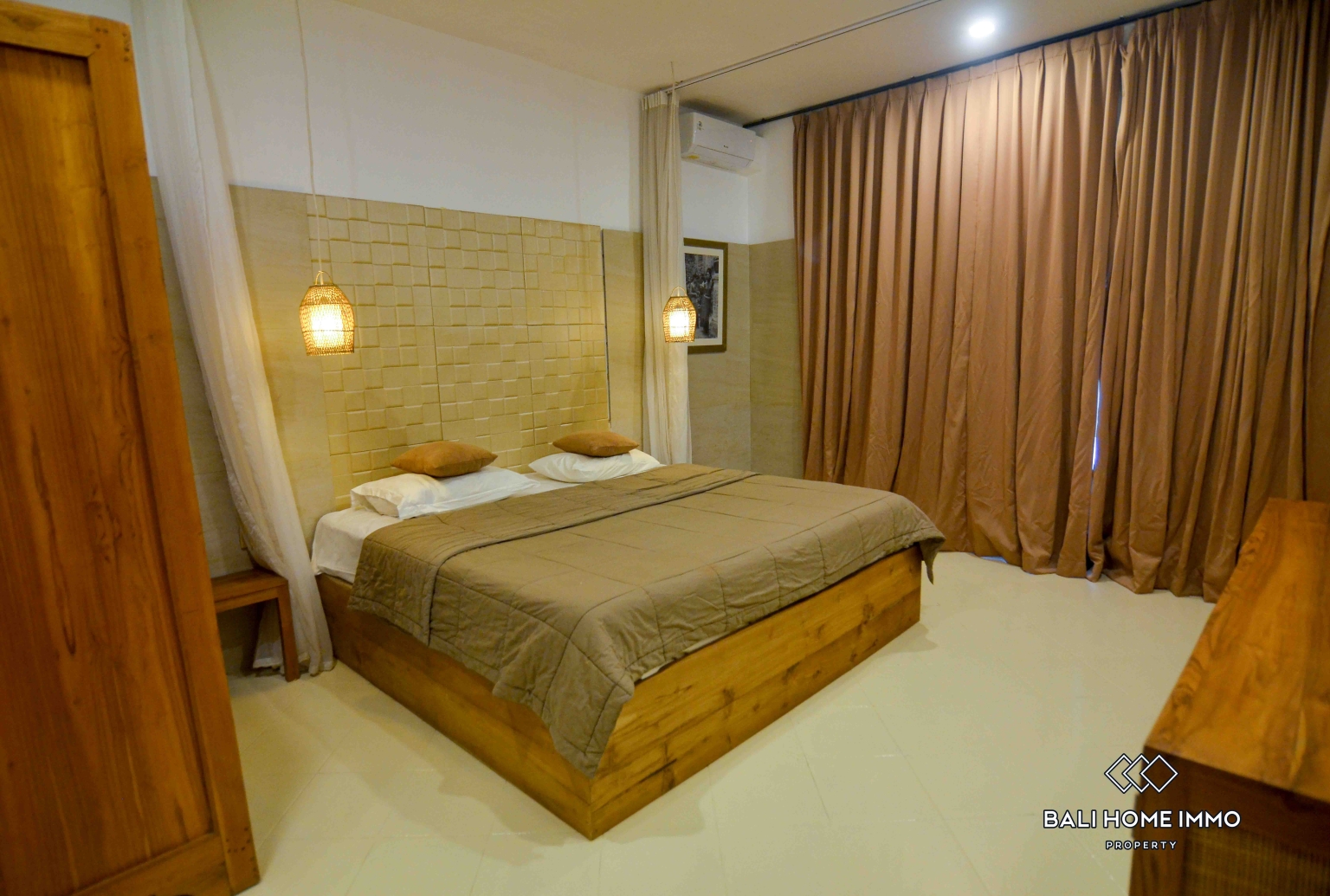 Vila 1 kamar dijual dengan status hak sewa dekat Pantai Double Six. view 6