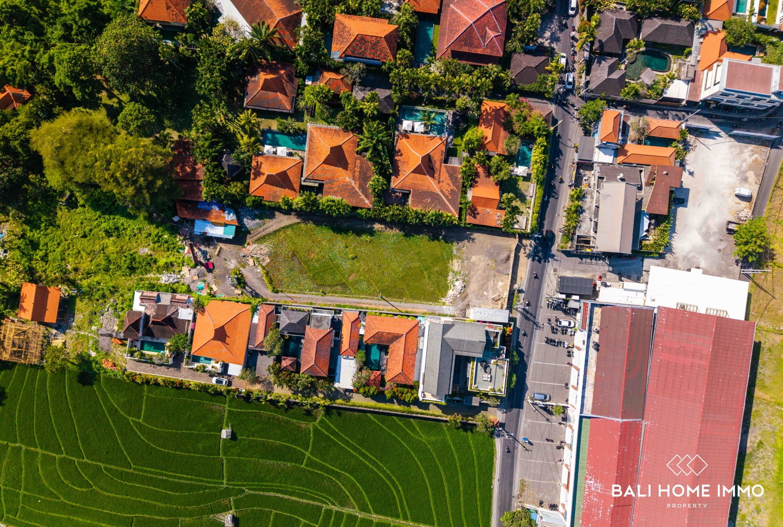 Tanah Pinggir Jalan Seluas 1000 m² untuk Dijual dengan Hak Sewa di Berawa, Bali view 5