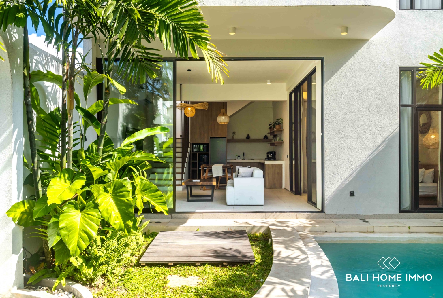 Villa moderne de 2 chambres à vendre à Bali Pererenan côté nord view 28