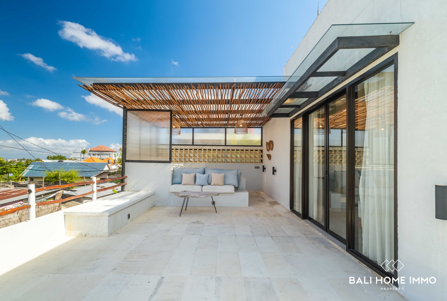 Villa moderne de 2 chambres à vendre à Bali Pererenan côté nord view 24