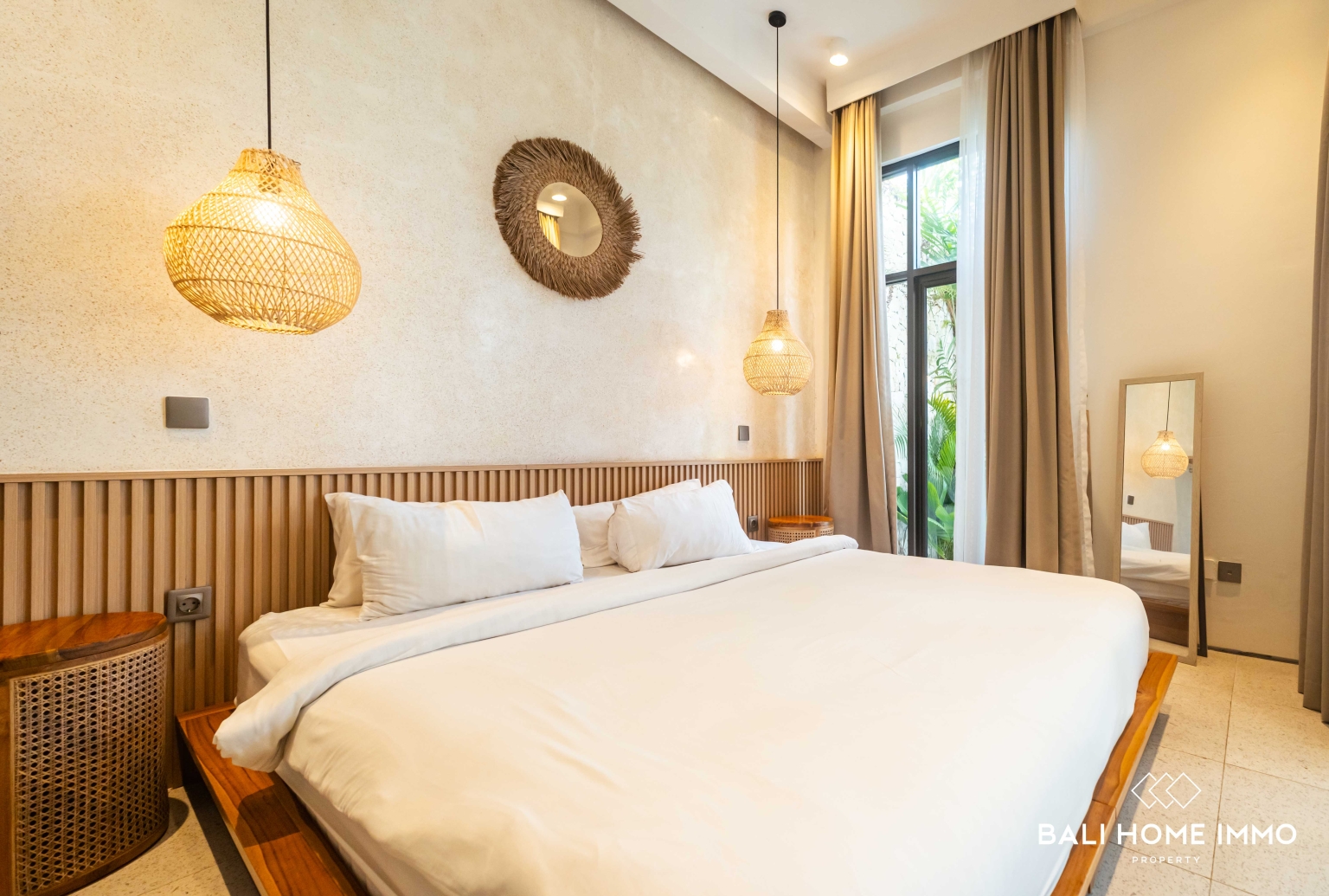 Villa moderne de 2 chambres à vendre à Bali Pererenan côté nord view 14