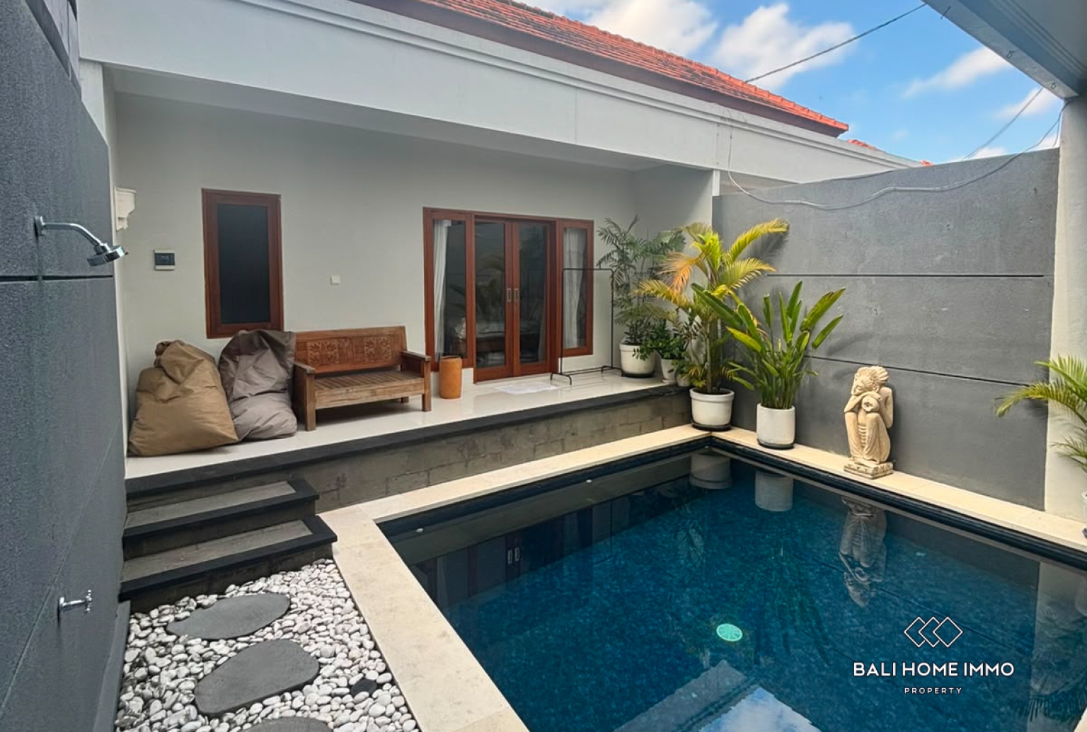 Villa 2 Kamar Disewakan Bulanan & Tahunan di Canggu view 10