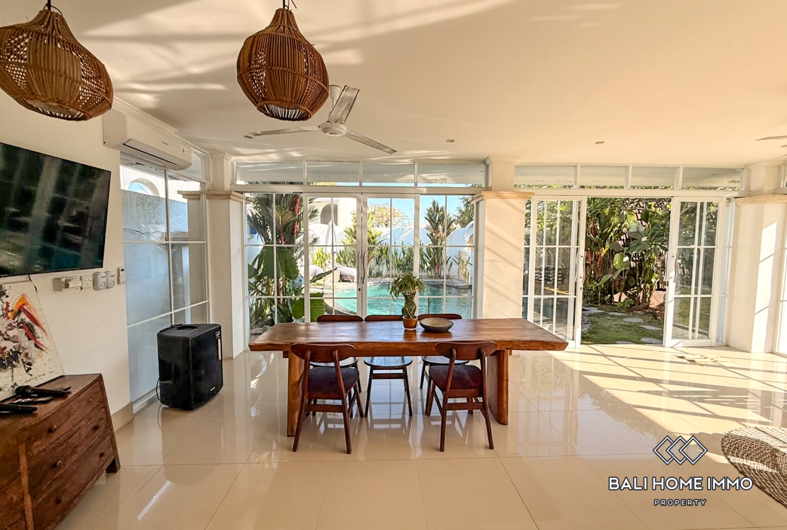 2 Bedroom Villa for Rent in Pererenan North Side view 4
