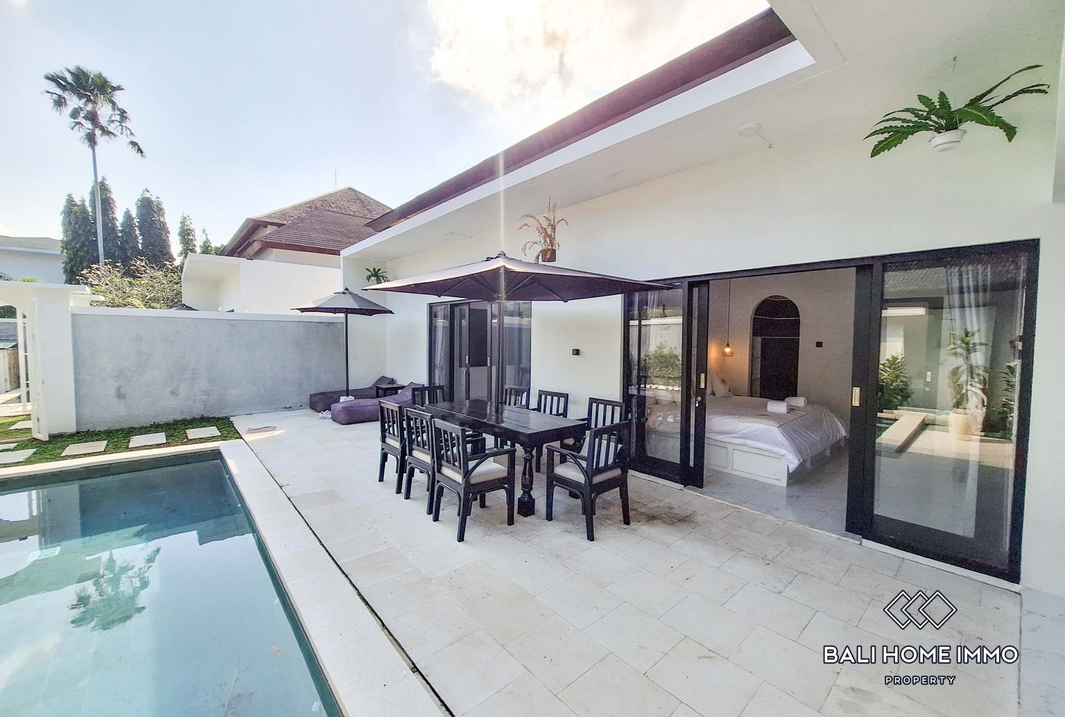 2 Bedroom Villa for Rent in Pererenan Northside view 2