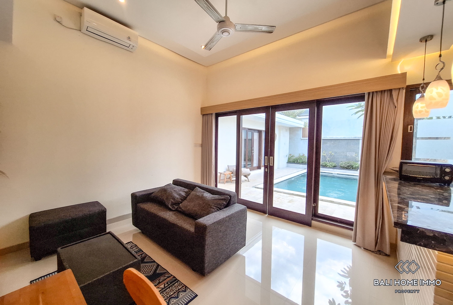 2 Bedroom Villa For Rent in Pererenan Northside view 2