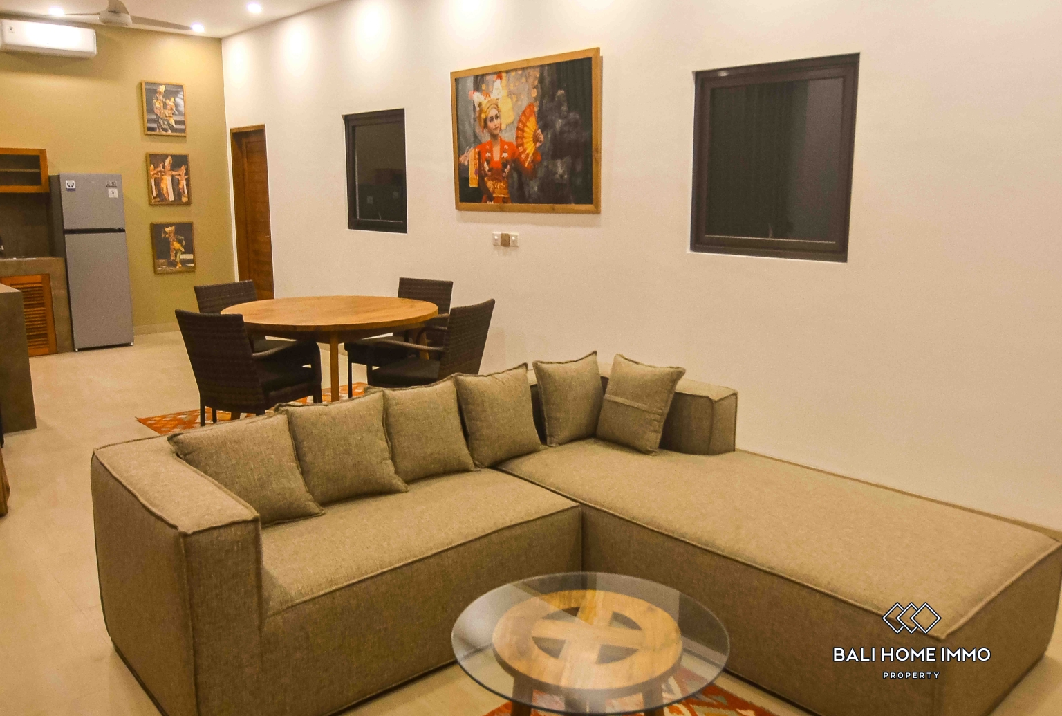 Vila 2 kamar dijual dengan status hak sewa dekat Pantai Double Six. view 3