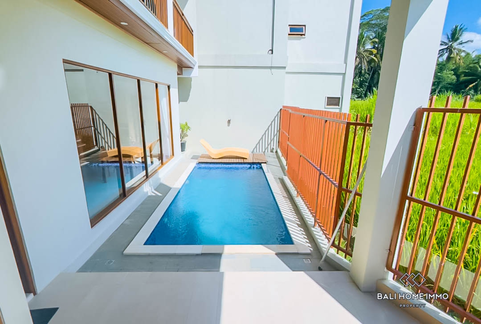 2 bedroom villa with ricefield view for sale in Ubud view 2