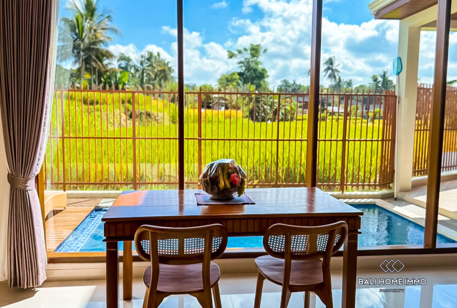2 bedroom villa with ricefield view for sale in Ubud view 7
