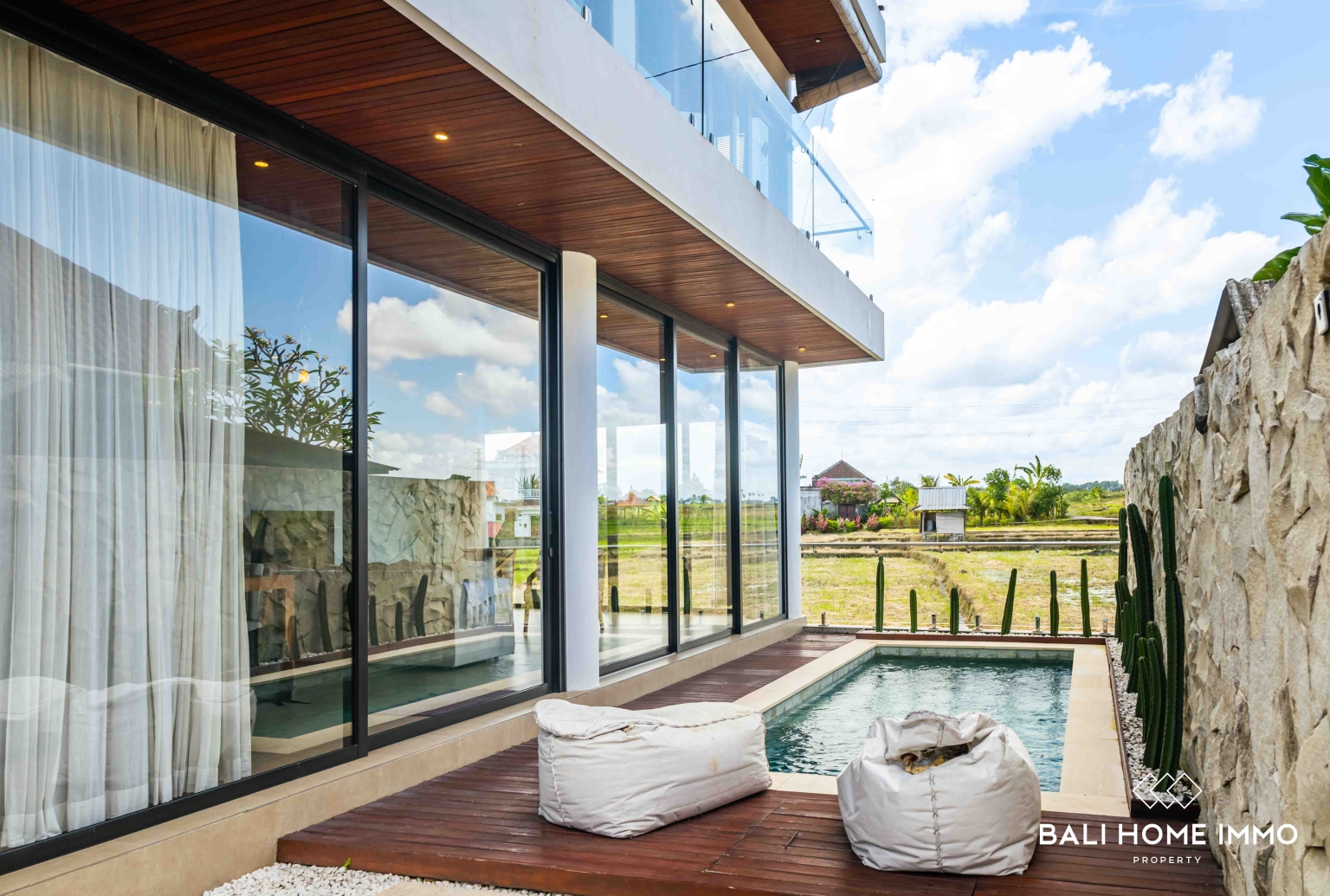 Dijual villa 2 kamar tidur dengan pemandangan sawah di cepaka view 19