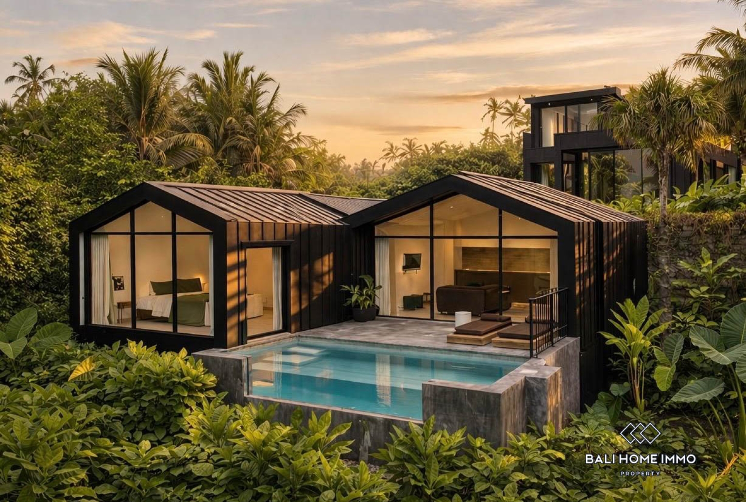 2 Bedrooms Modern Villa with jungle and valley view for sale in UBud view 13