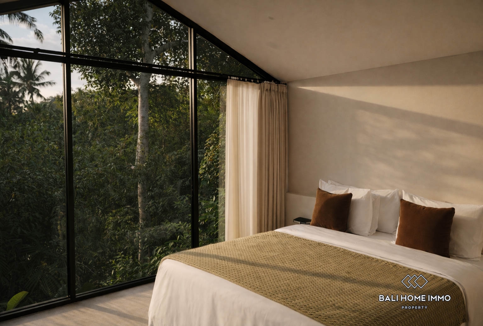 2 Bedrooms Modern Villa with jungle and valley view for sale in UBud view 7