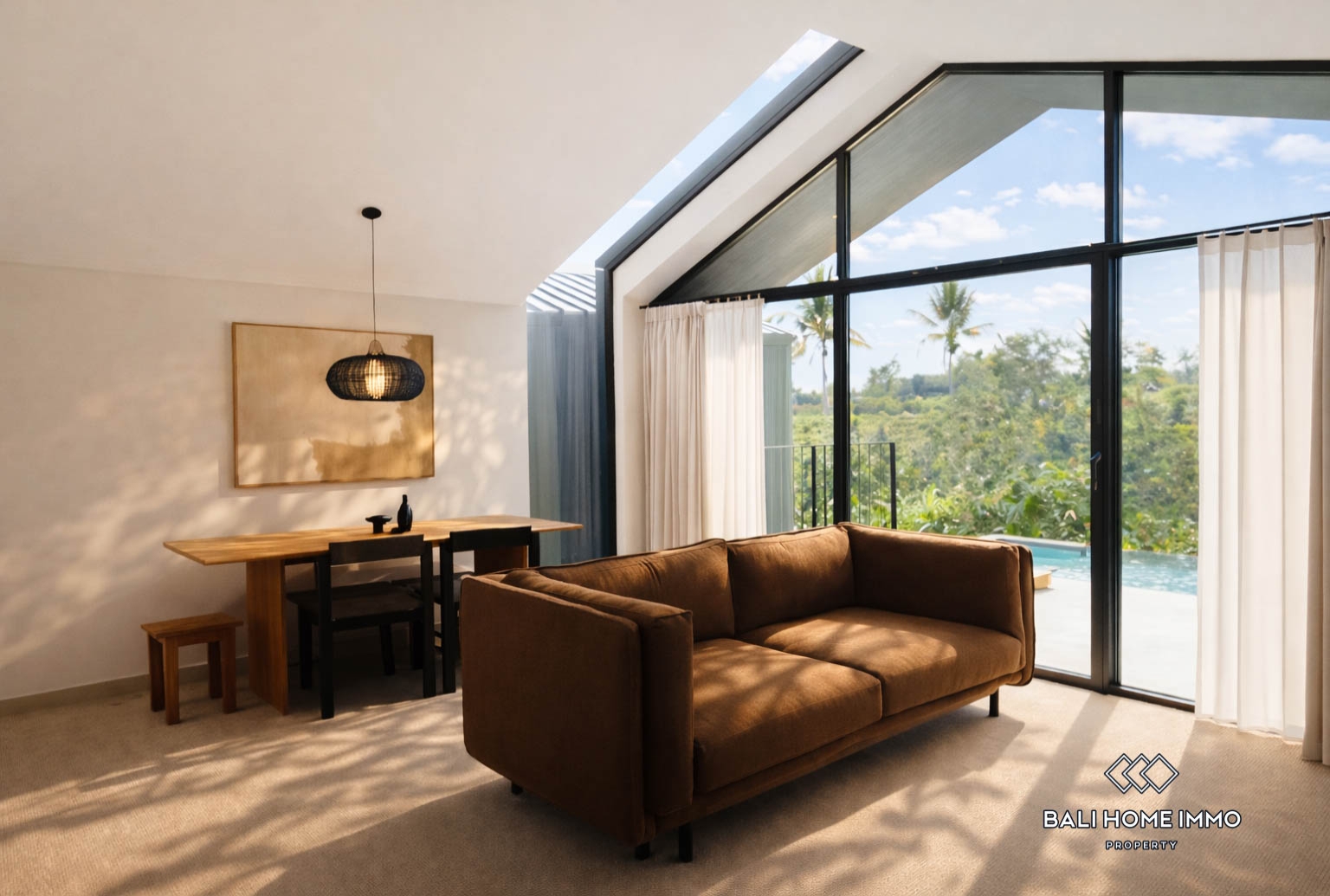 2 Bedrooms Modern Villa with jungle and valley view for sale in UBud view 2