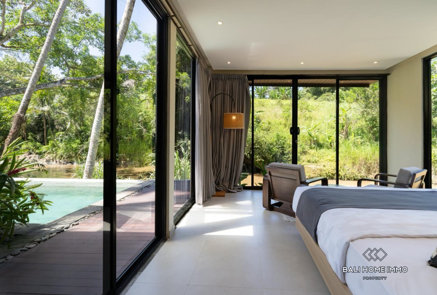 3 Bedroom Architect Designed Riverside Villa For Sale in Ubud Bali view 16