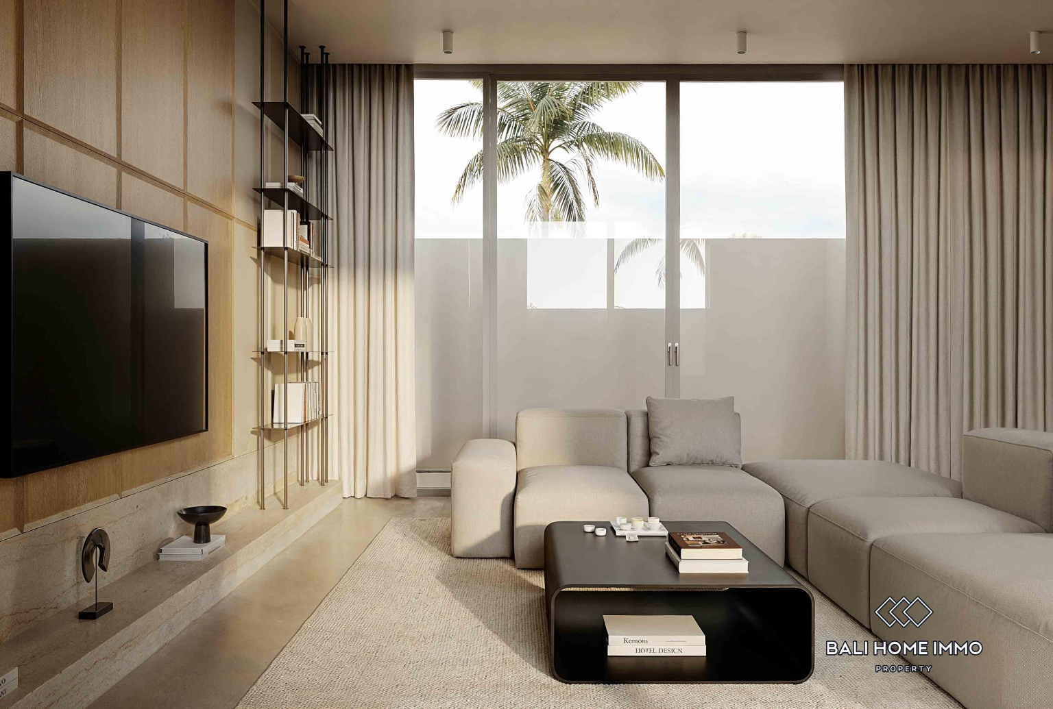 3-Bedroom Luxury Villa in Exclusive Residence for Sale near Seseh Beach Bali view 3