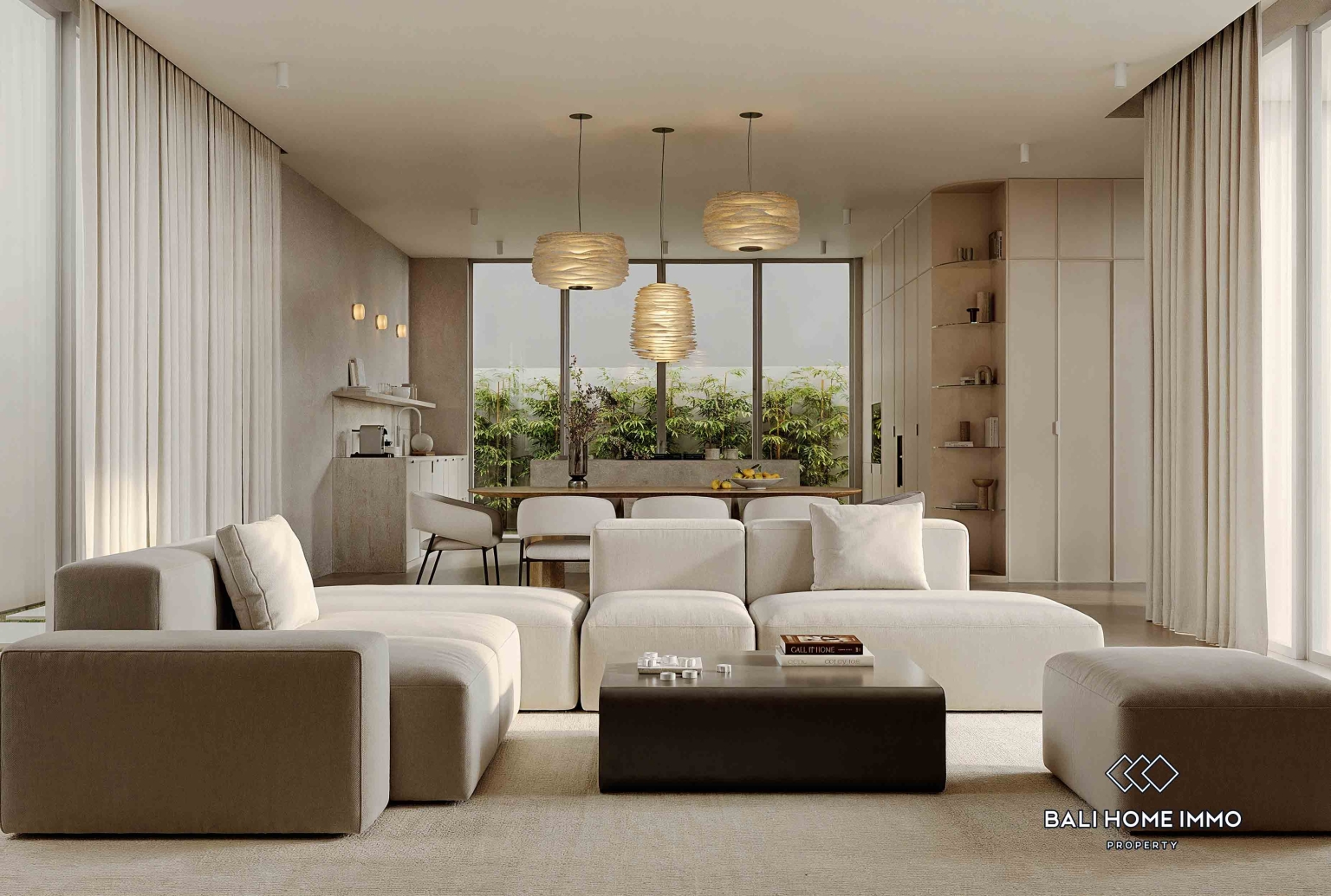 3-Bedroom Luxury Villa in Exclusive Residence for Sale near Seseh Beach Bali view 4
