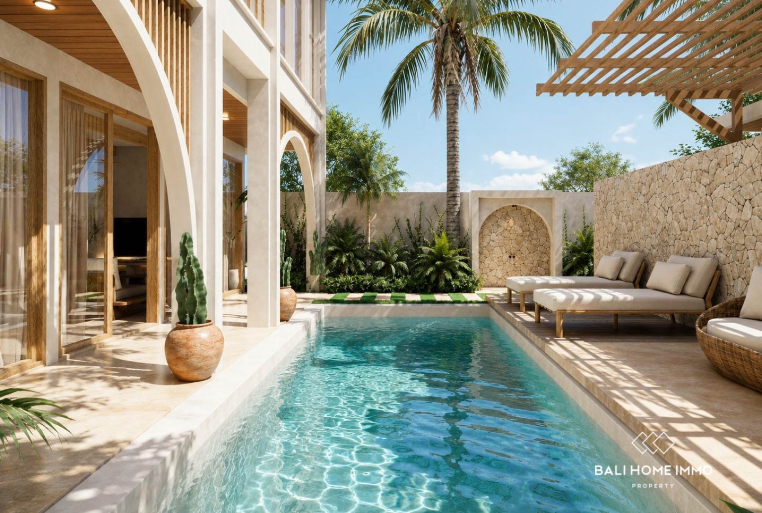 3-Bedroom Off-Plan Villa with Ricefield View for Sale in Cemagi view 2