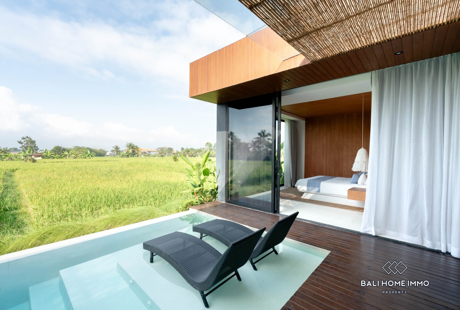Villa de 3 chambres dans la zone rose avec vue sur les rizières à vendre à Ubud view 20