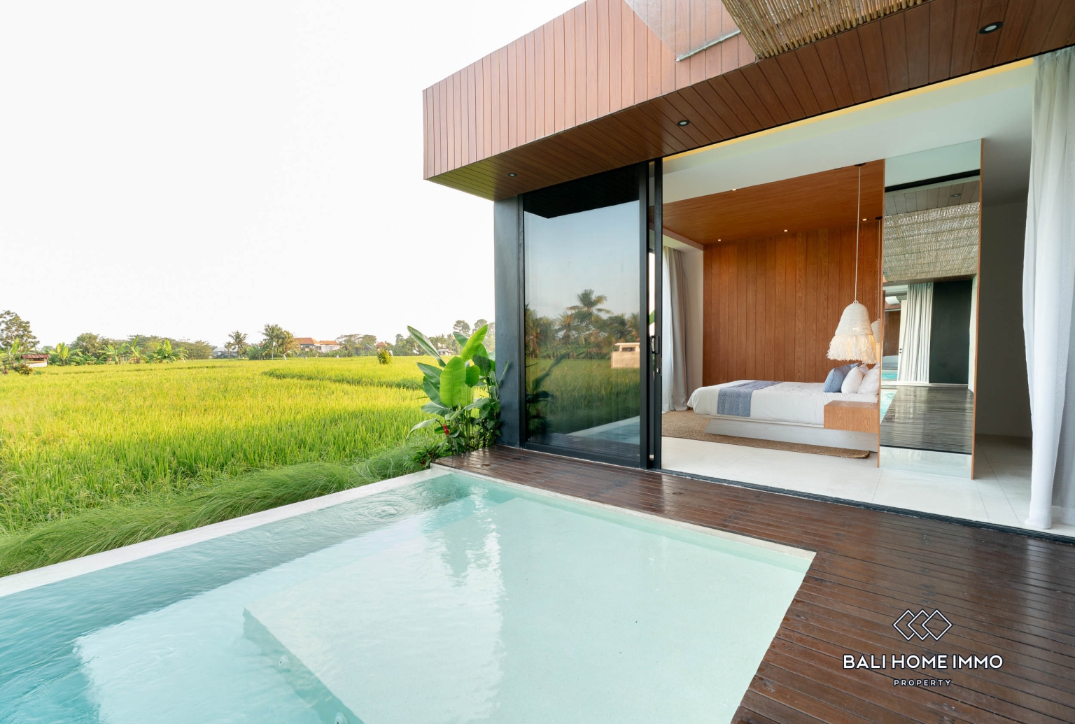 Villa de 3 chambres dans la zone rose avec vue sur les rizières à vendre à Ubud view 19