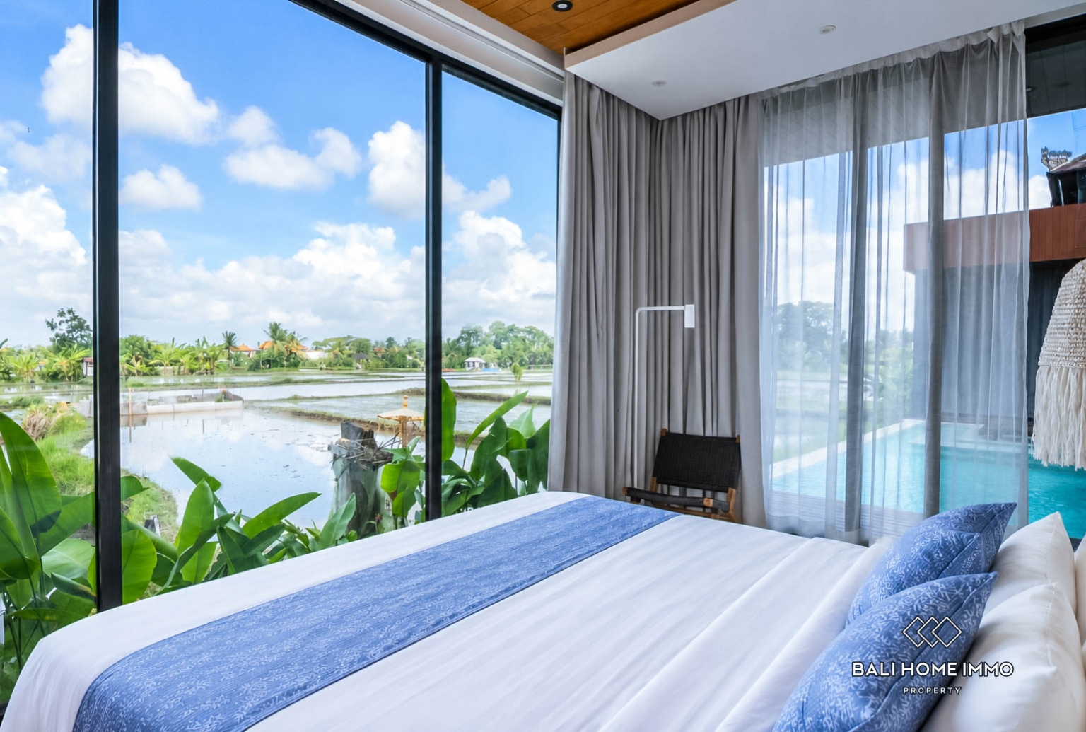 3-Bedroom Pink Zone Villa with Rice Field Views for Sale in Ubud view 12