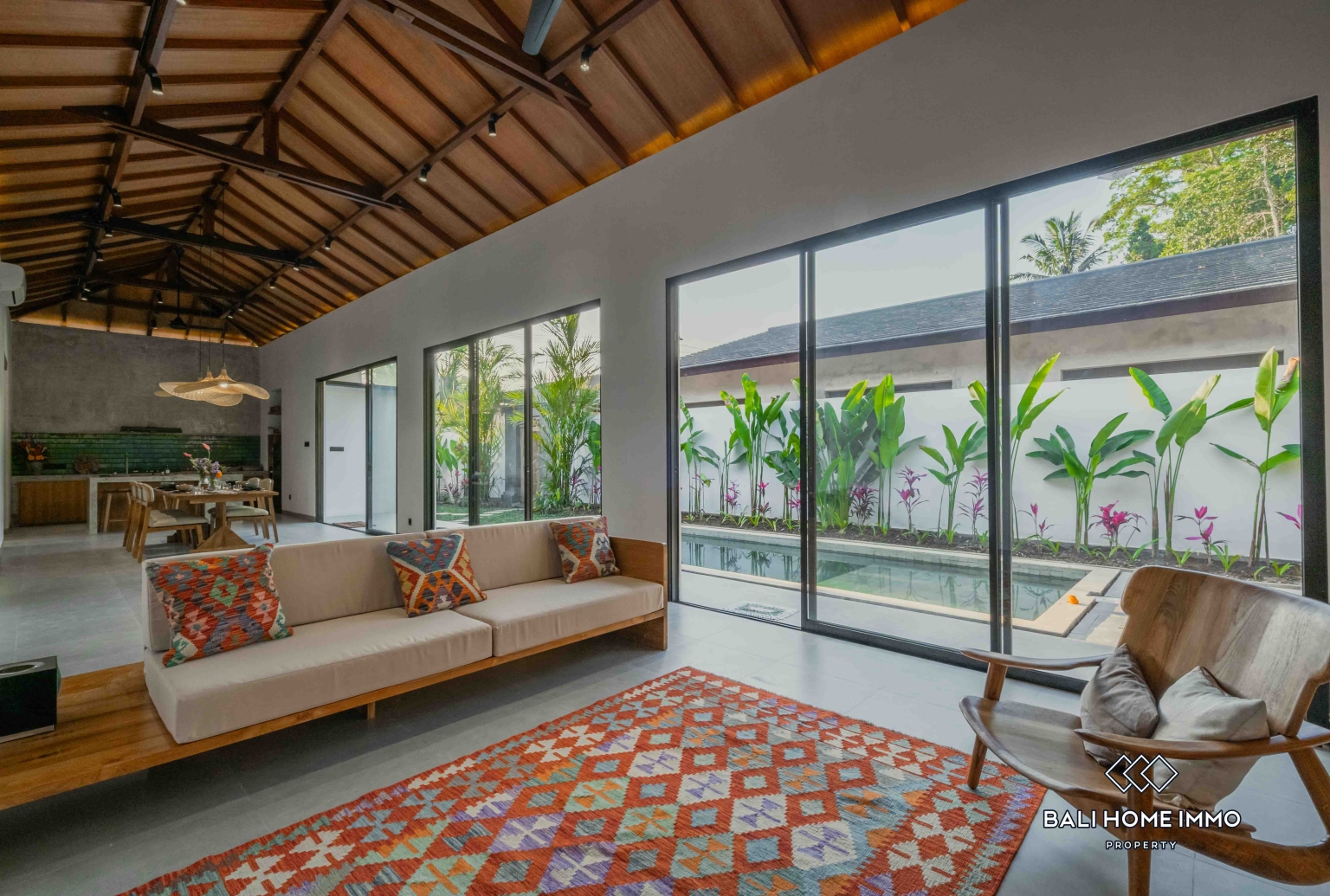 3 bedroom Tropical Family Villa For Sale Near International School in Pejeng Ubud view 2