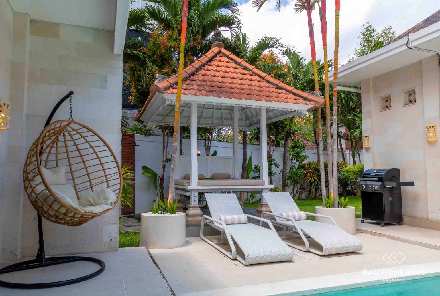 3 bedroom villa for rent in Canggu Berawa view 19