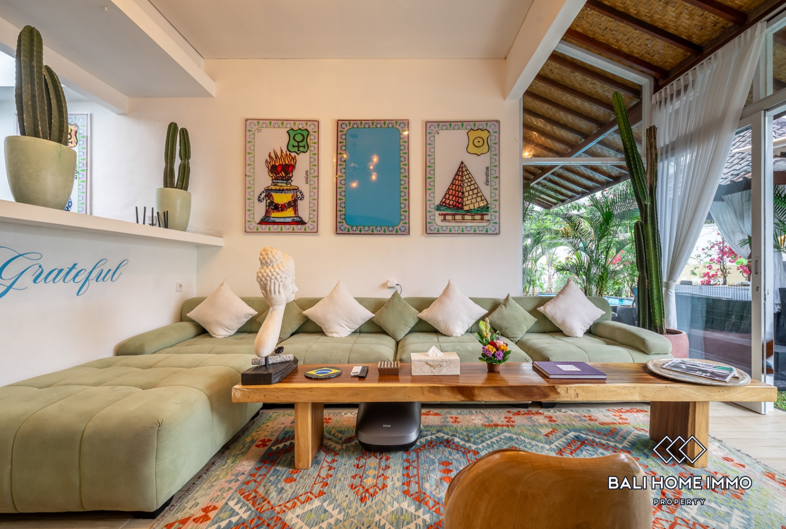 3 Bedroom Villa For Rent in Canggu Residential Side view 4