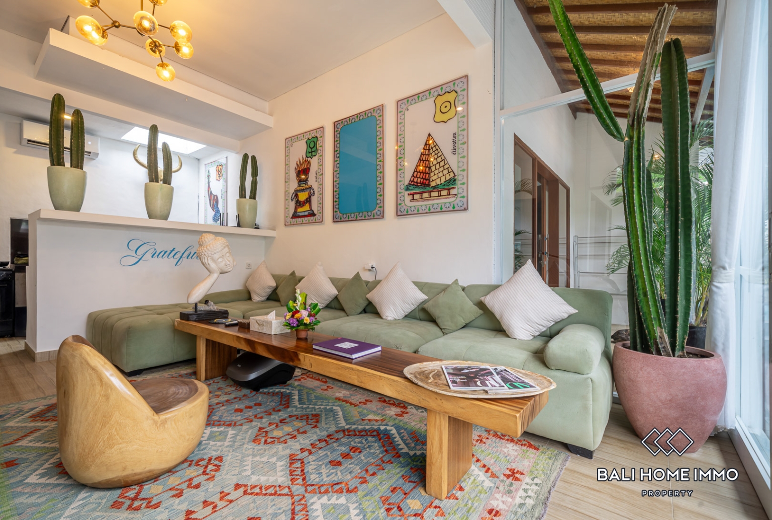 3 Bedroom Villa For Rent in Canggu Residential Side view 3