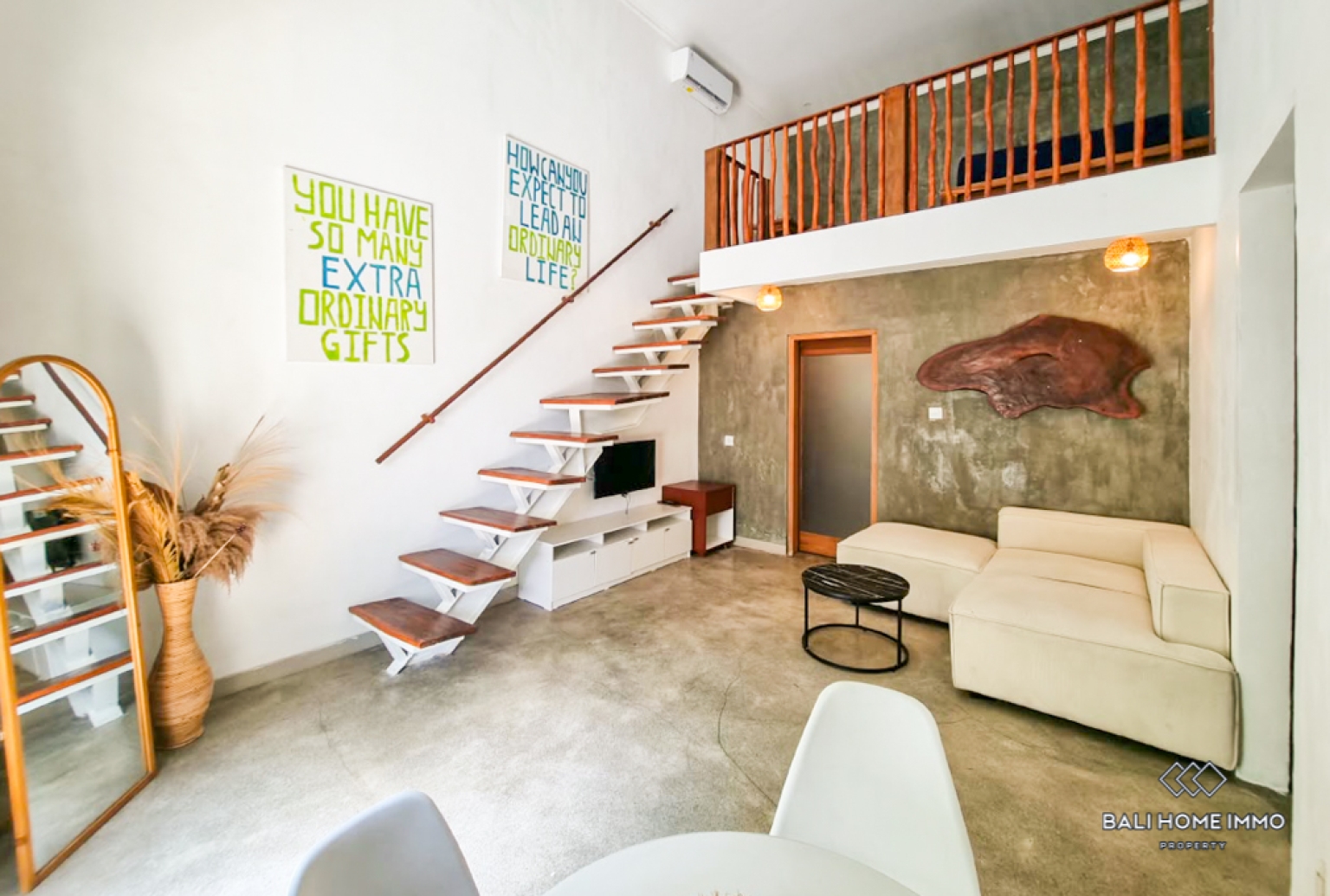 Villa de 3 chambres à louer à l'année à Bali Canggu, côté résidentiel view 7