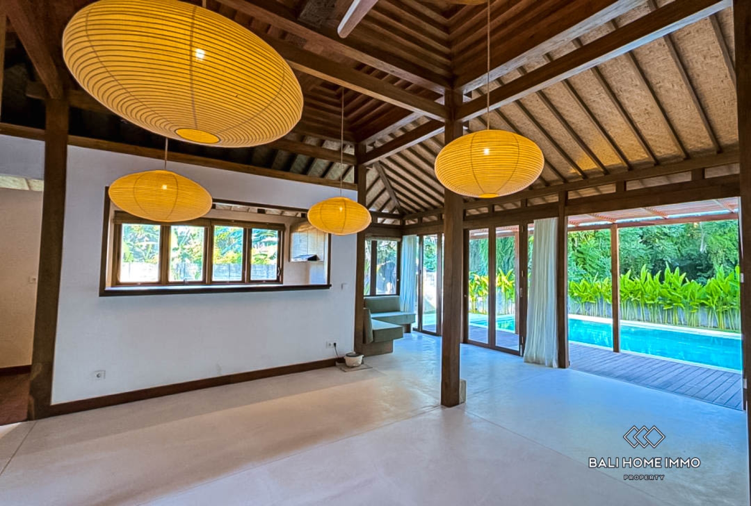3 bedroom villa with garden and jungle view for sale and rent in mas ubud view 2