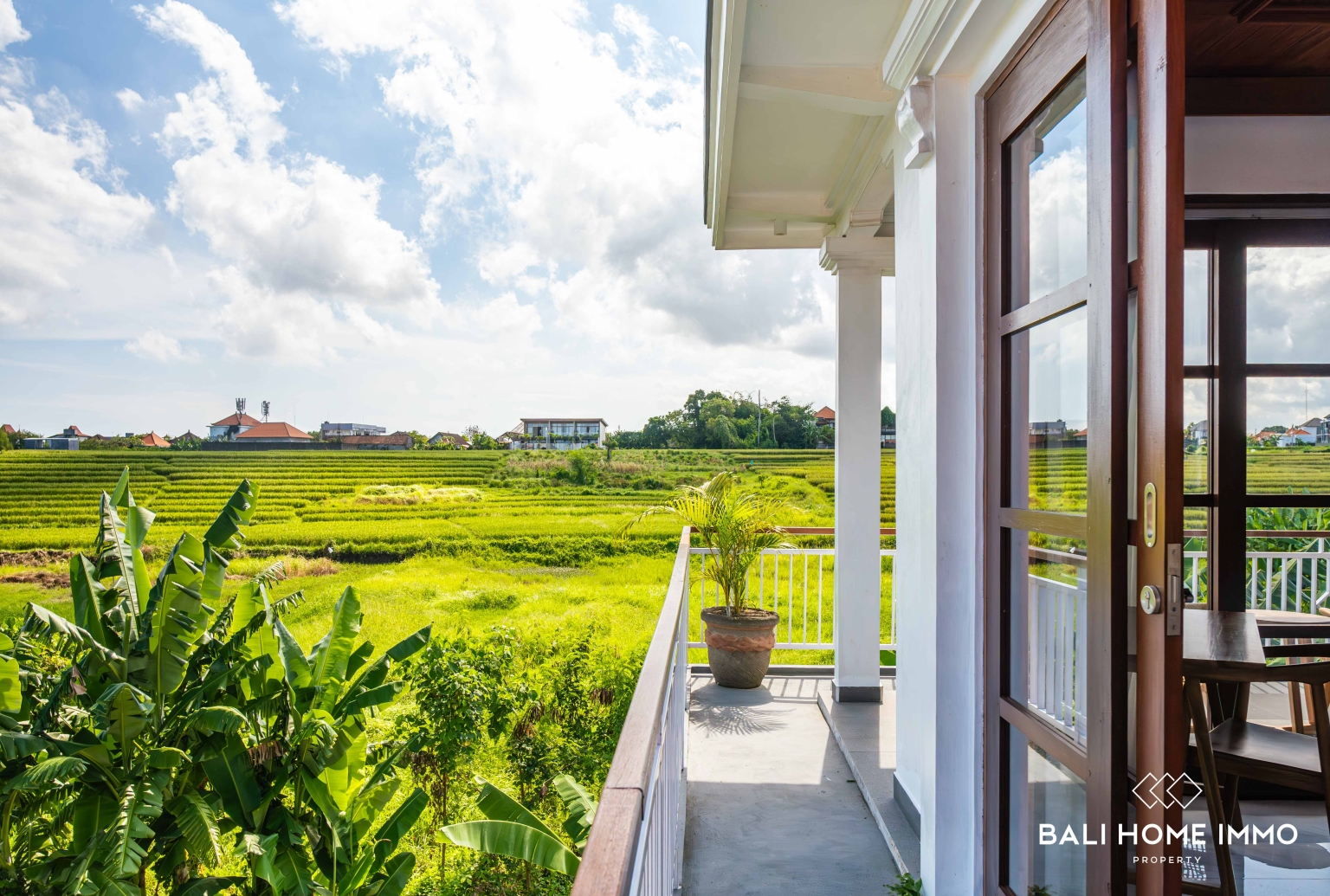 Villa de 3 chambres avec vue sur les rizières à louer à nord Canggu view 20