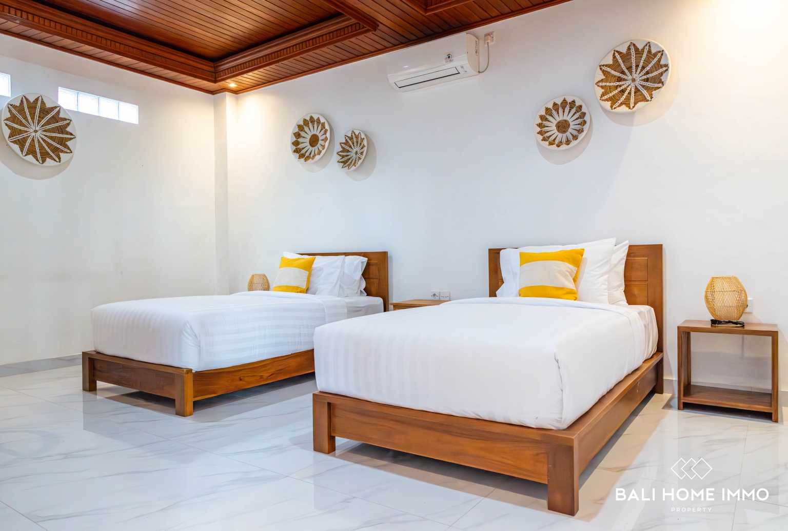 Villa de 3 chambres avec vue sur les rizières à louer à nord Canggu view 17