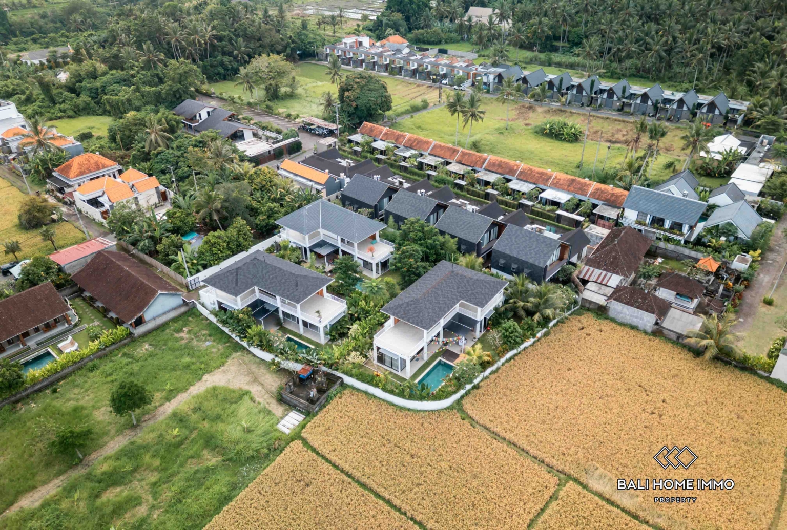 3 bedroom villa with ricefield view for sale in Lodtunduh Ubud view 26