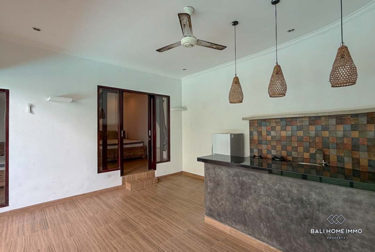 Villa familiale de 3 chambres à louer à long terme à Bali, Pererenan Tumbak Bayuh view 5