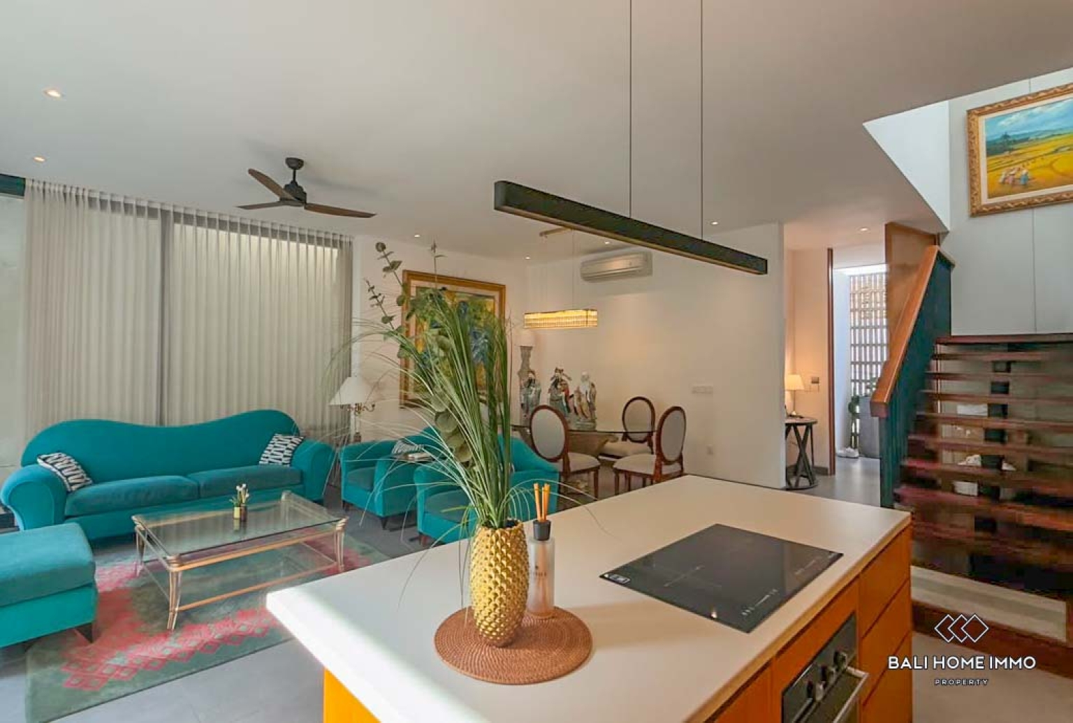 Villa moderne de 3 chambres à louer à distance de marche de la plage de Batu Bolong, Bali Canggu view 7