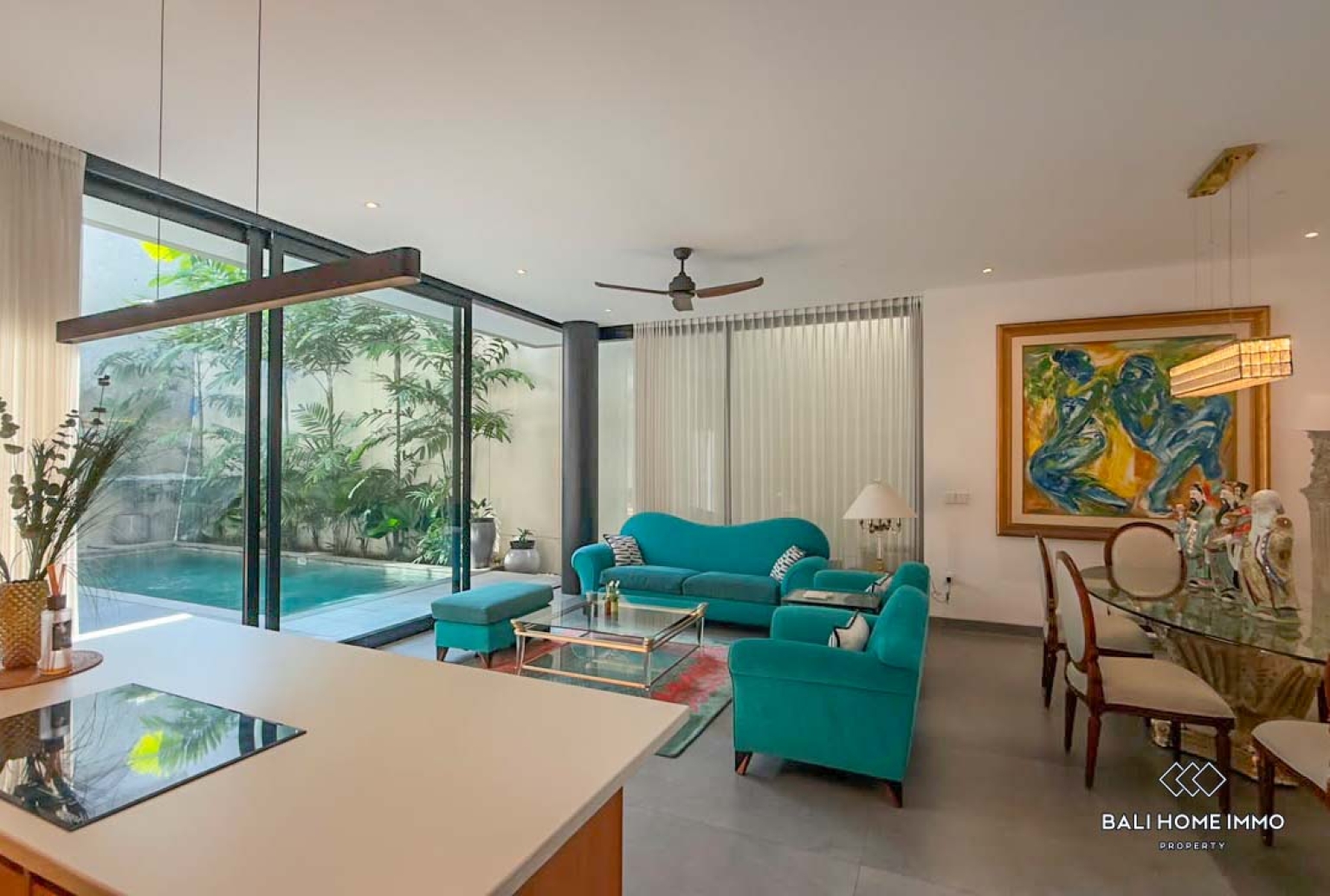 Villa moderne de 3 chambres à louer à distance de marche de la plage de Batu Bolong, Bali Canggu view 6