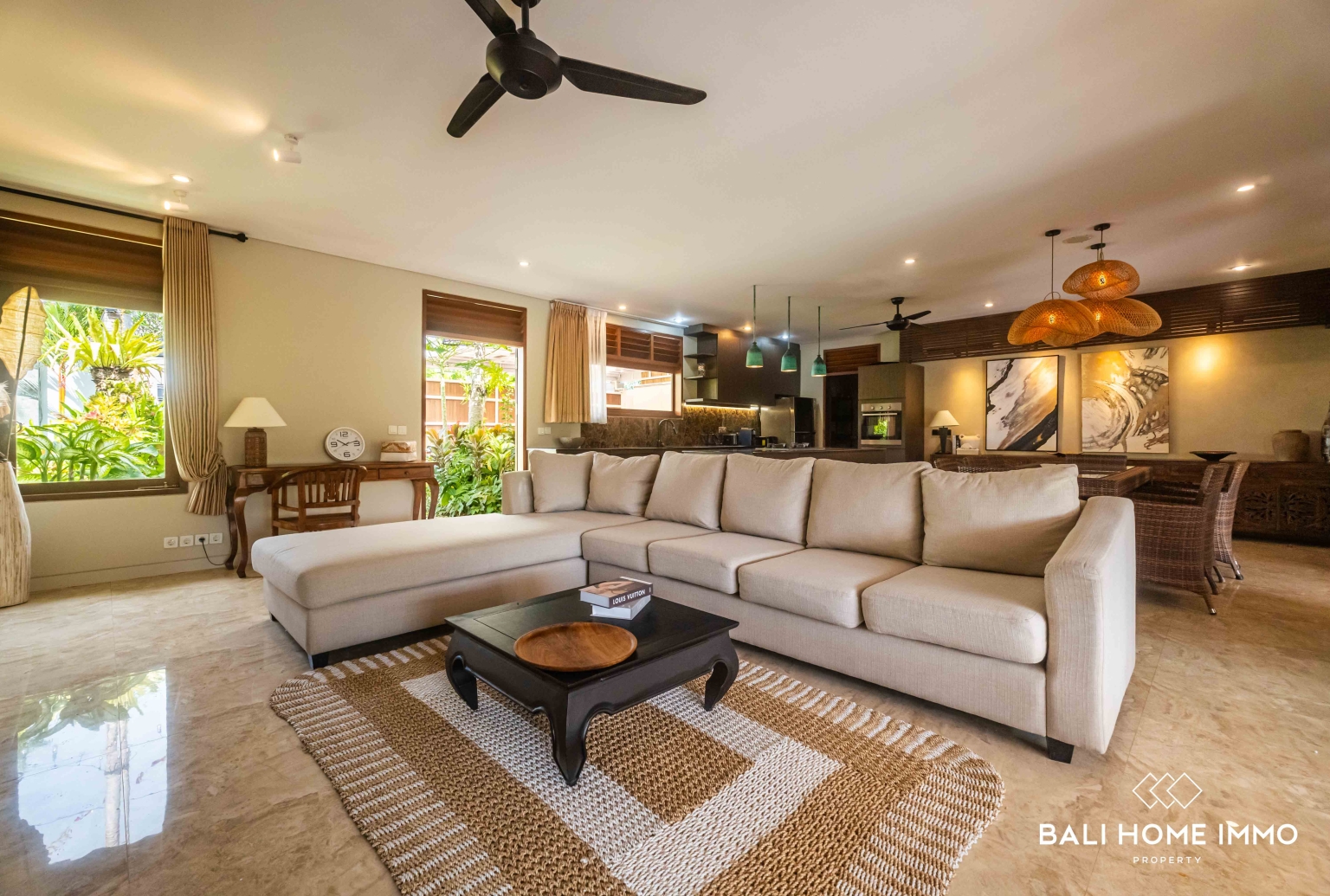 3 units villa with total 7 bedroom for sale and rental in Bali Pererenan view 4