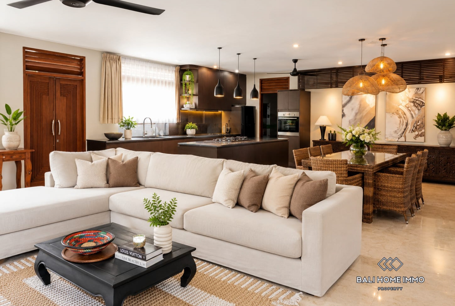 3 units villa with total 7 bedroom for sale and rental in Bali Pererenan view 5