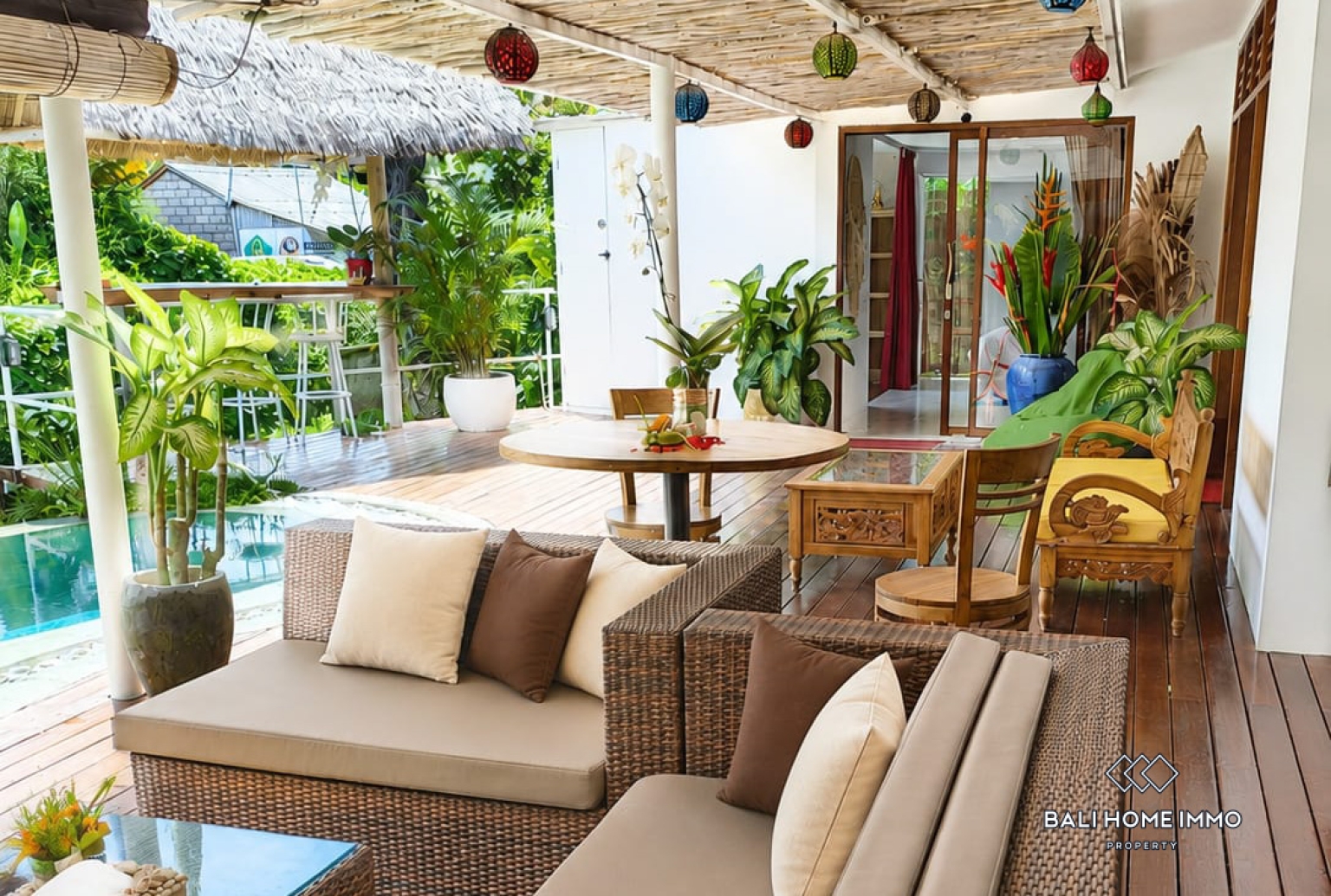 3 units villa with total 7 bedroom for sale and rental in Bali Pererenan view 2