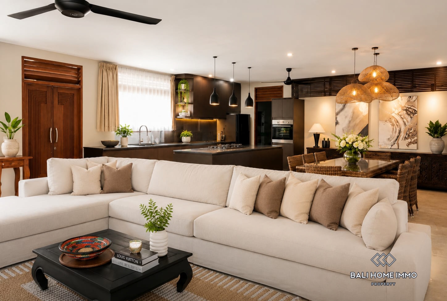 3 units villa with total 7 bedroom for sale and rental in Bali Pererenan view 6