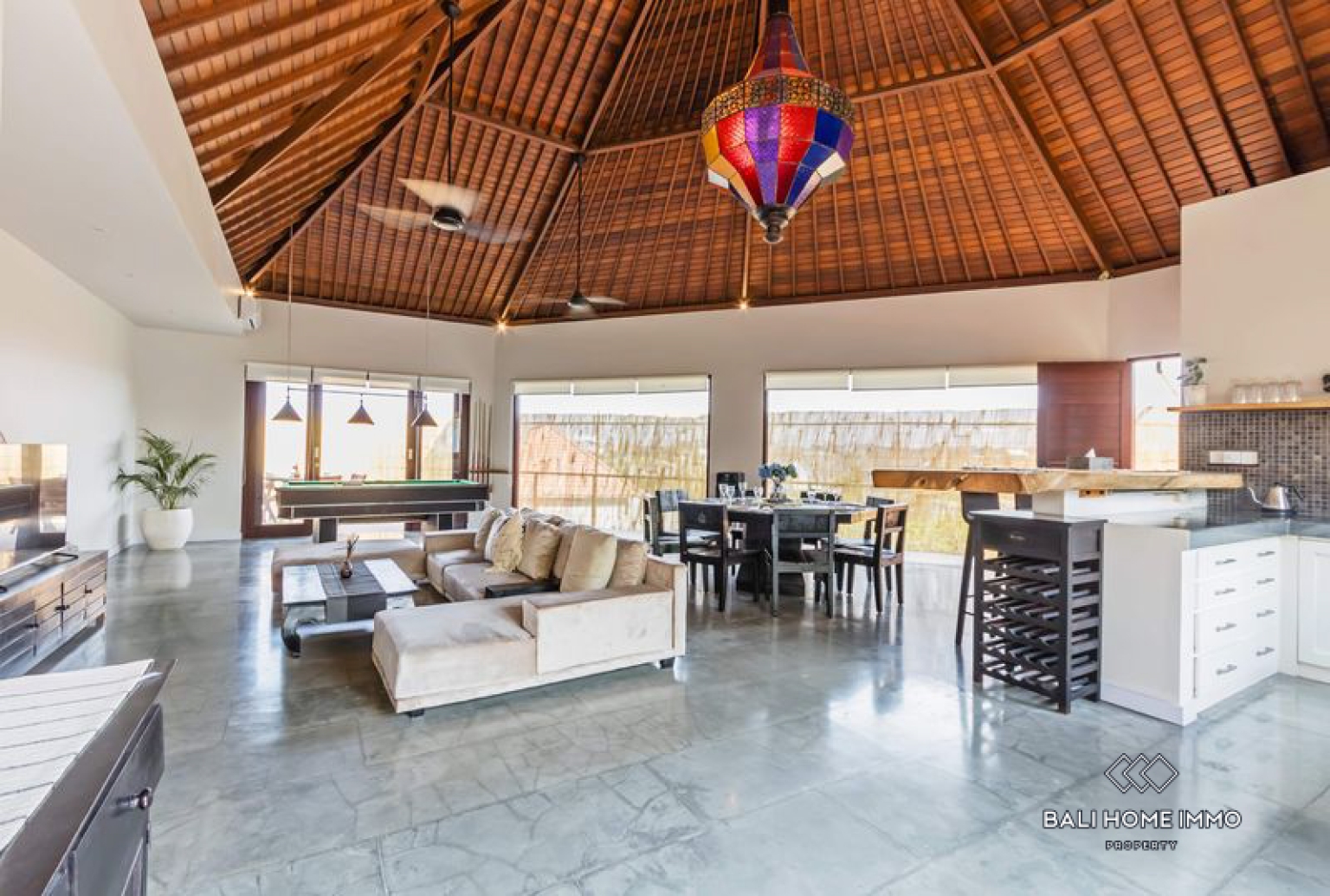 Villa familiale de 4 chambres à louer à Canggu Berawa view 2