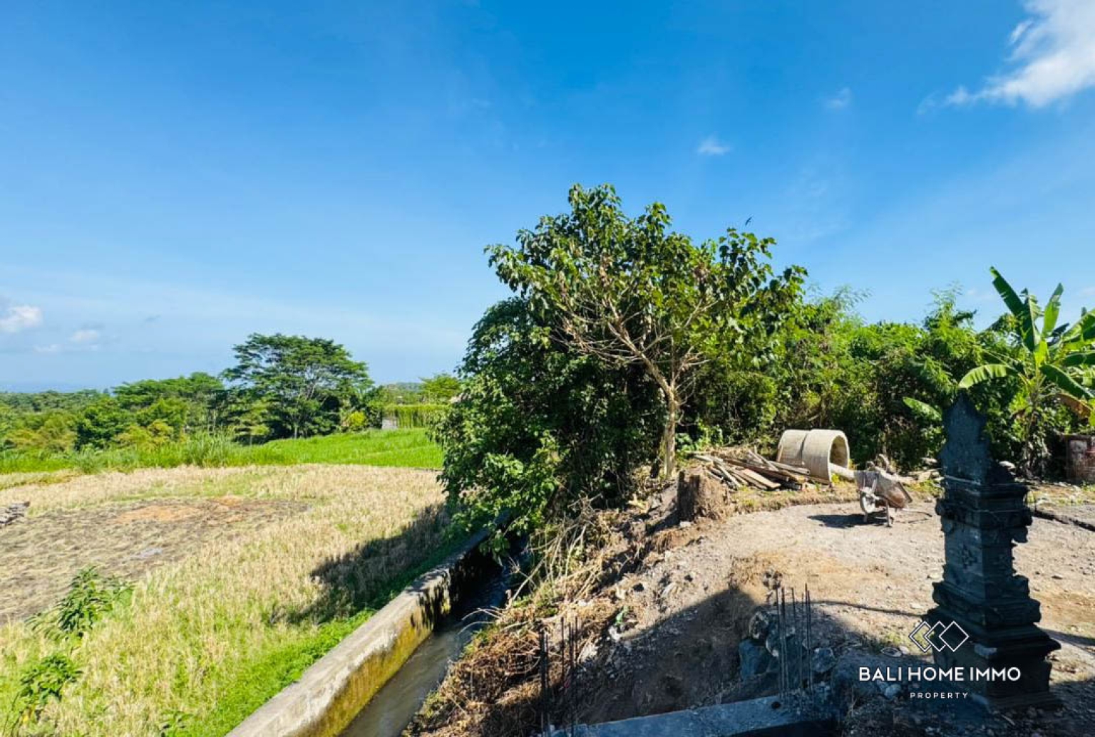 500 m² land with ricefield view for sale in Ubud view 10