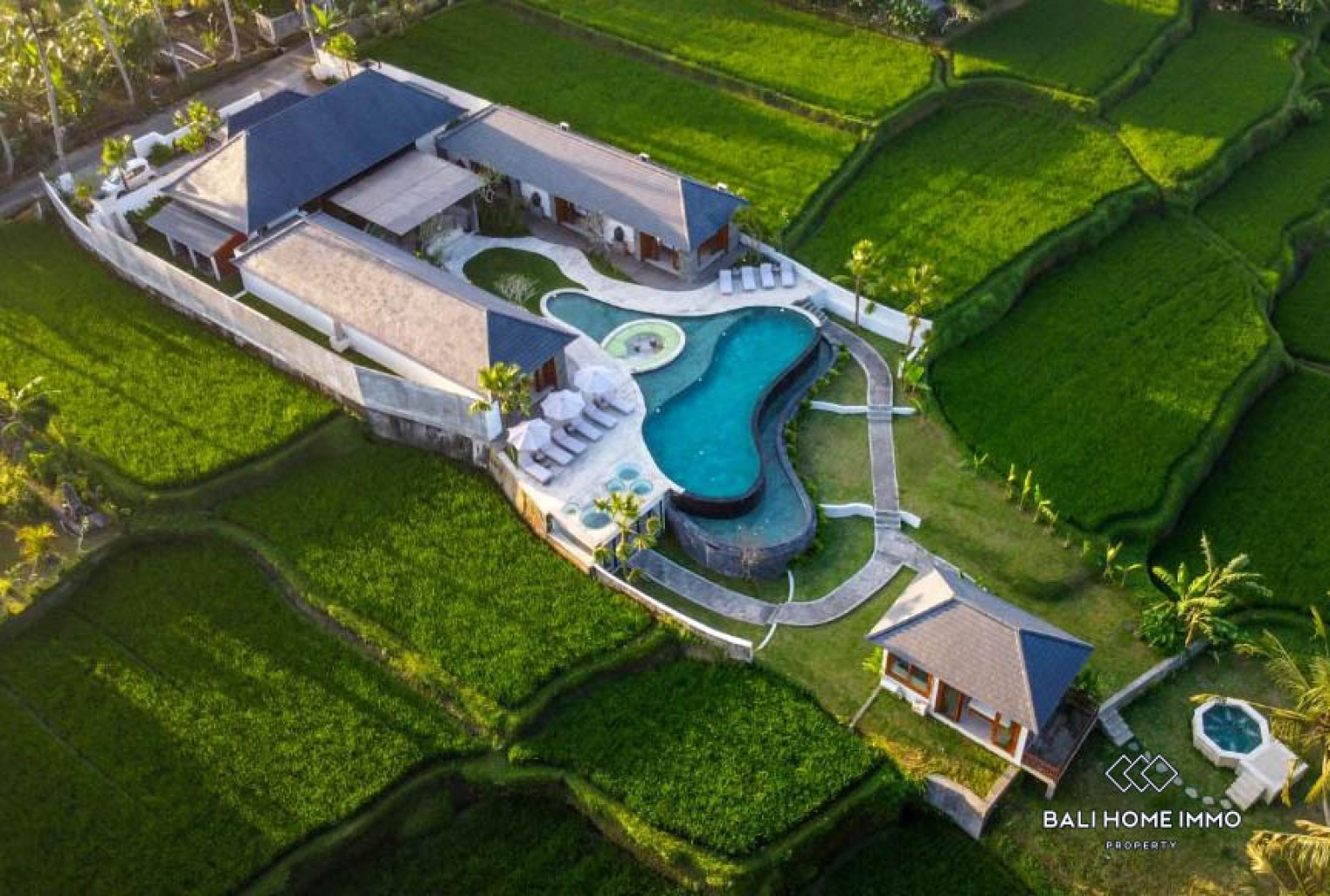 6 Bedrooms Modern Villa with jungle and rice field view for sale in ubud view 25