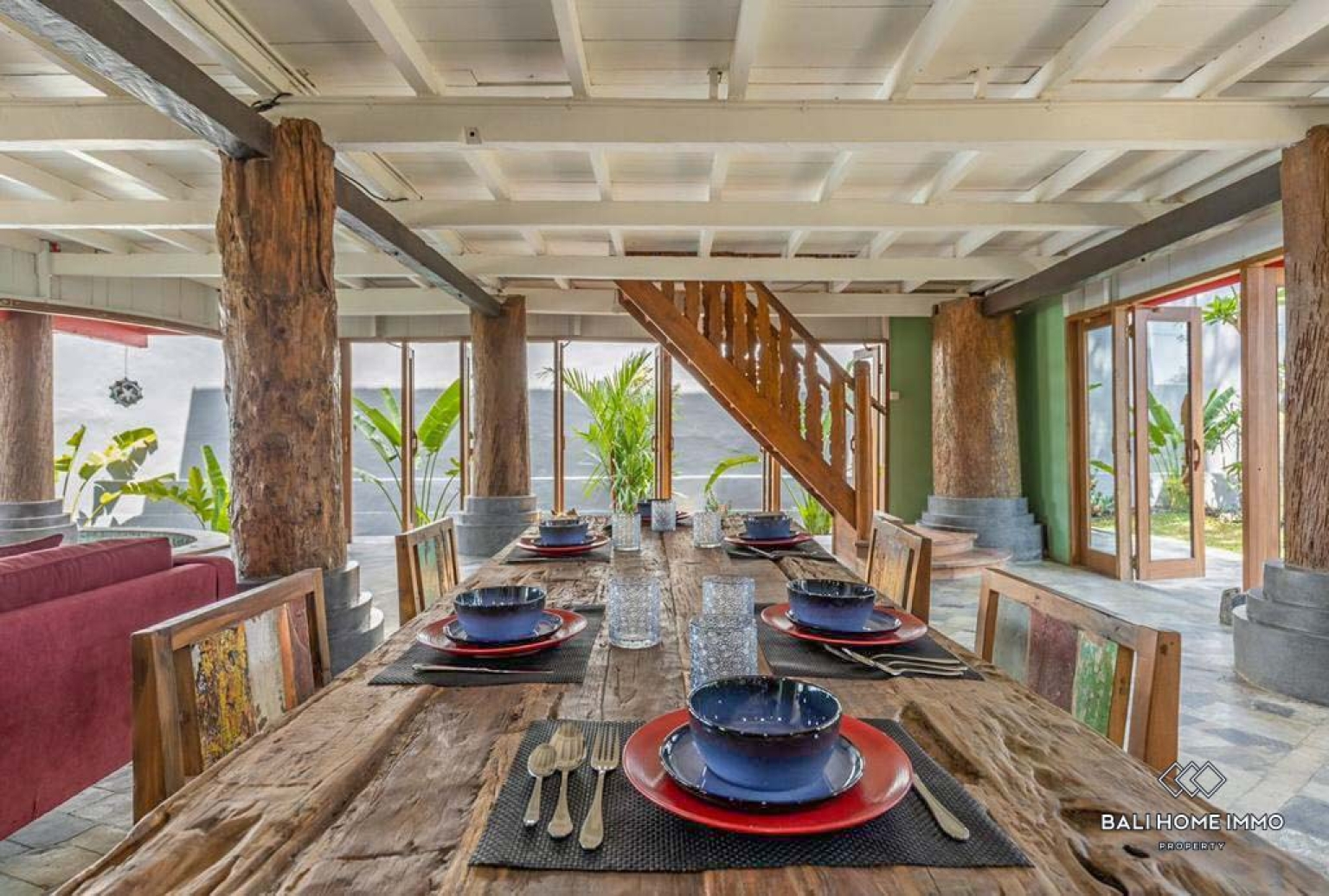 Antique 3-Bedroom Villa Surrounded by Rice Fields for Yearly rental in Bali Cemagi Beach view 7
