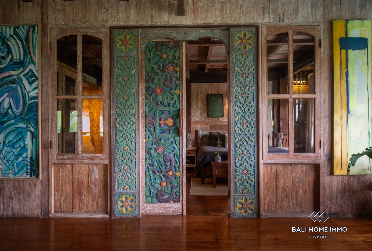 Antique 3-Bedroom Villa Surrounded by Rice Fields for Yearly rental in Bali Cemagi Beach view 7